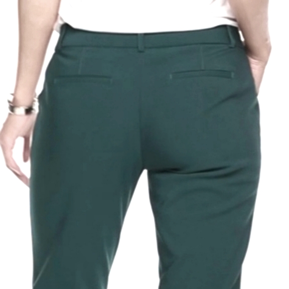 Green Apt 9 Torie Pants Midrise Modern Fit Teal Dress Slacks 10 S - Picture 5 of 7